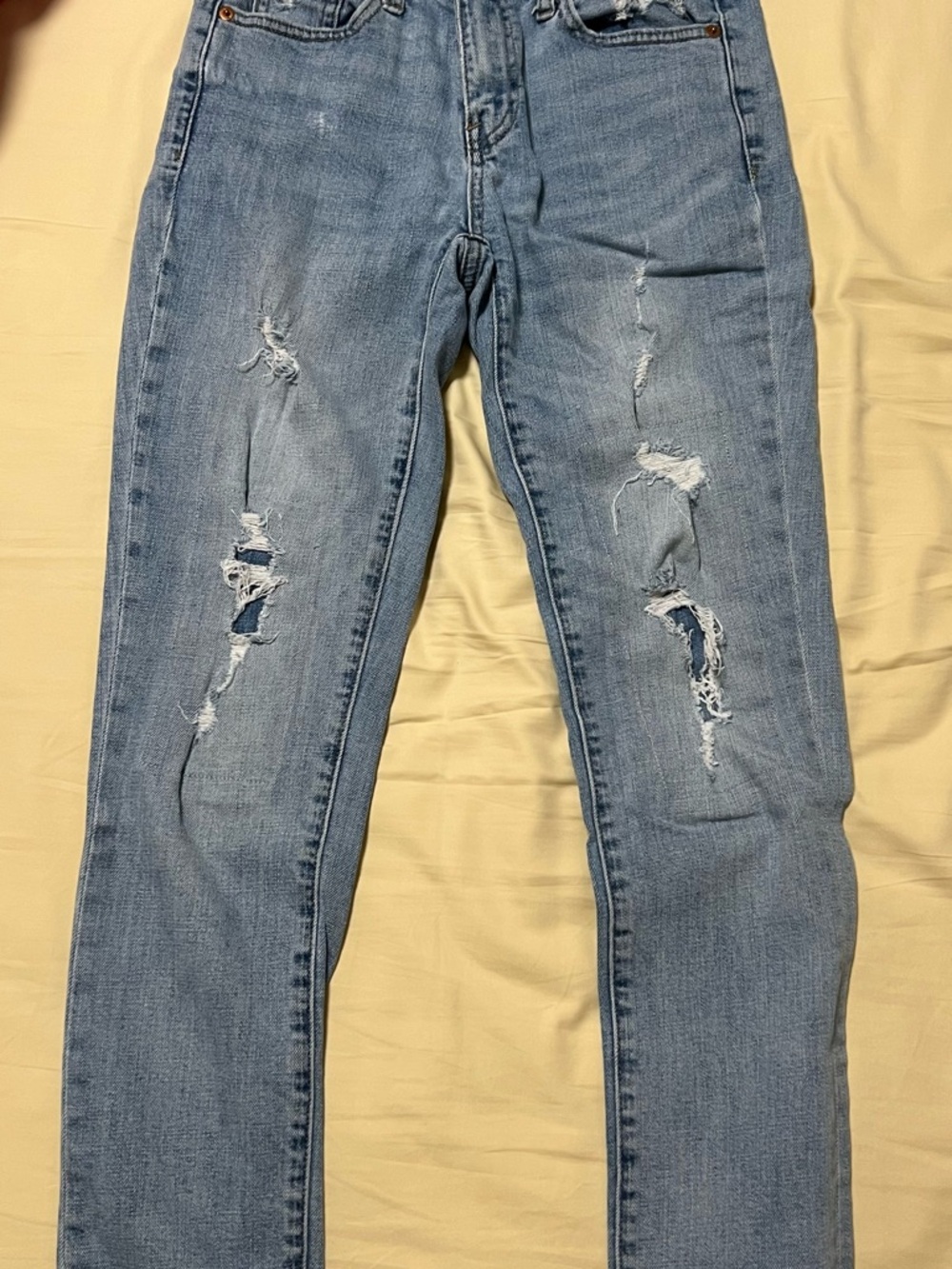 GAP Light Blue Ripped Women’s Best Girlfriend Jeans